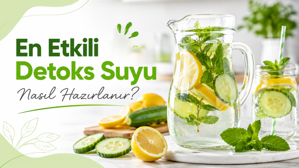 En Etkili Detoks Suyu Nasıl Hazırlanır?